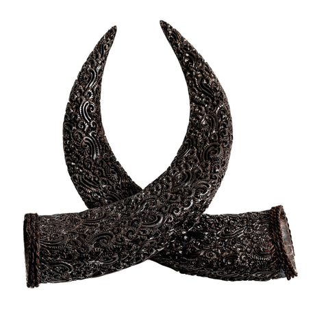 Hand-Carved Buffalo Horns
