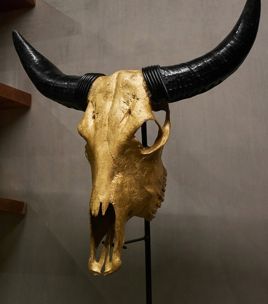 Premium Gold Leaf Skulls