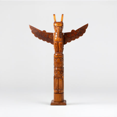 Hand Carved Totem Pole - Orion