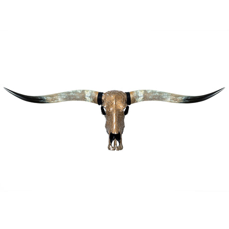 Longhorn Skull - Mocha Mirror // Mosaic Finish