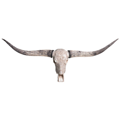 Longhorn Skull - Beige Mirror // Mosaic Finish