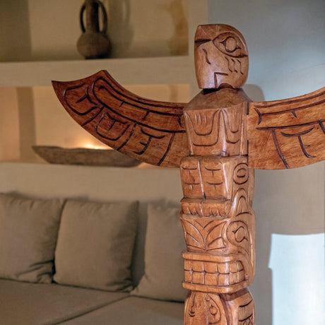 Hand Carved Totem Pole - Bliss
