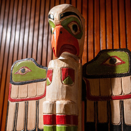 Hand Carved Totem Pole - Nebula