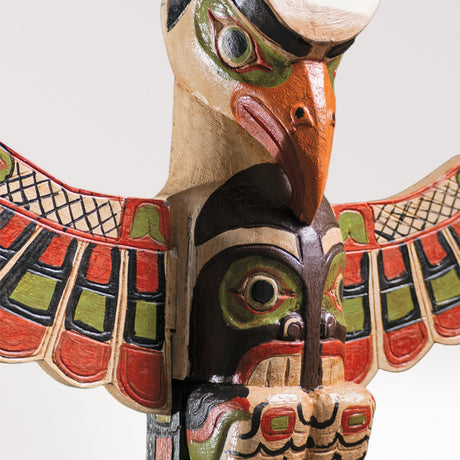 Hand Carved Totem Pole - Cosmo