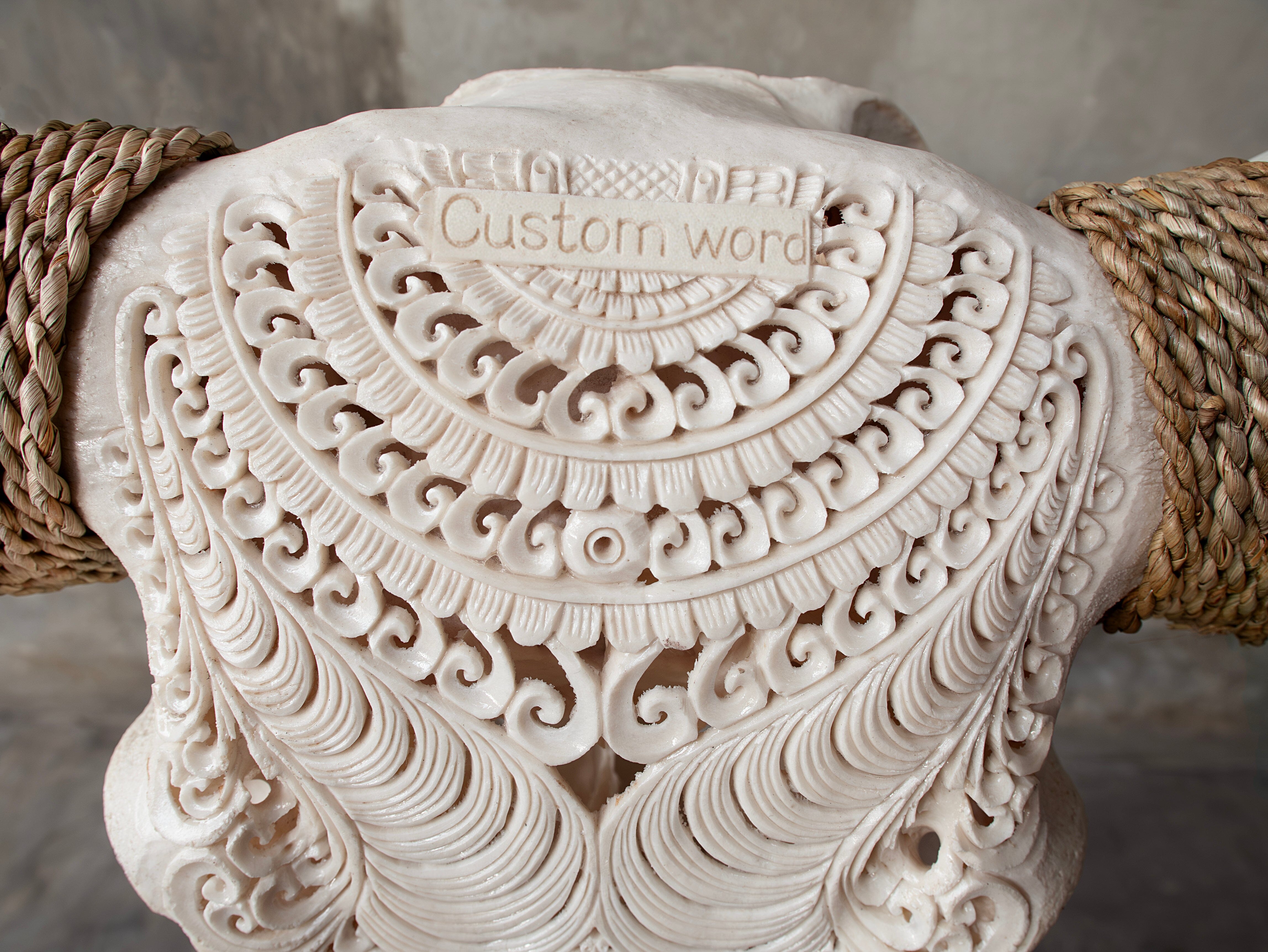 Custom Skull Engraving