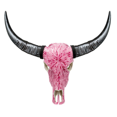 Buffalo Skull -  Pink Mirror // Mosaic Finish