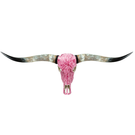 Longhorn Skull - Pink Mirror // Mosaic Finish