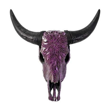 Cow Skull - Purple Mirror // Mosaic Finish