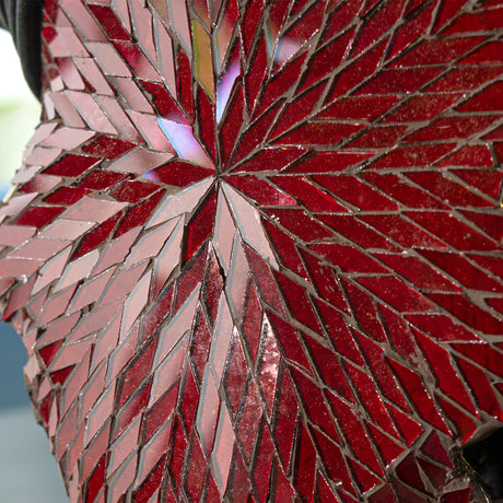 Buffalo Skull - Red Mirror // Mosaic Finish
