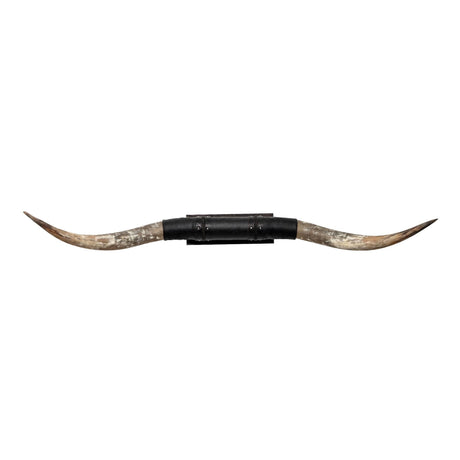 Black Leather Mount // Standard Longhorns - Big Gun