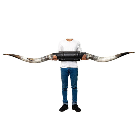 Black Leather Mount // XL Longhorns - Tracker