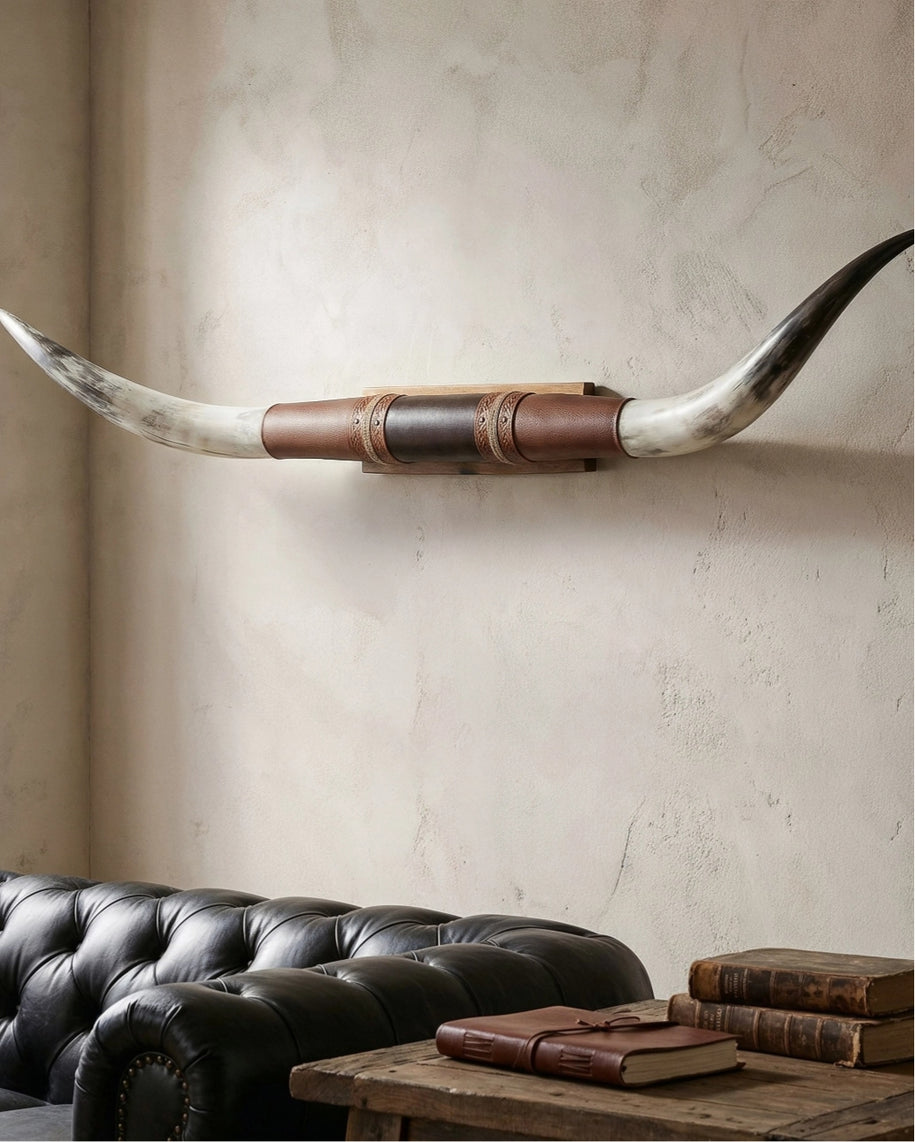 Leather Longhorn Mounts