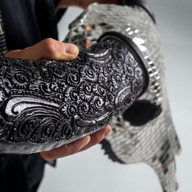 Buffalo Skull - Mirror // Mosaic Finish