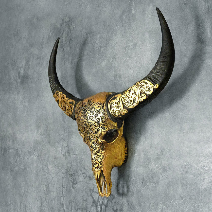 Buffalo Skulls For Sale | Carved Bison Skulls | Skull Bliss