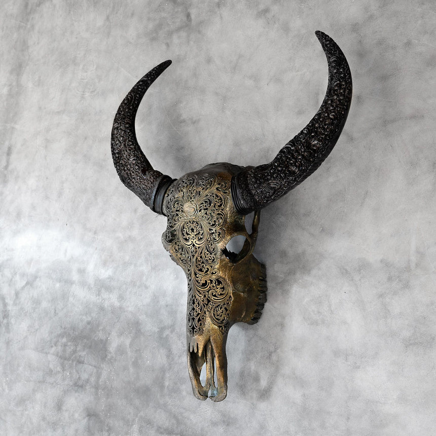 Buffalo Skulls for Sale | Carved Bison Skulls | Skull Bliss