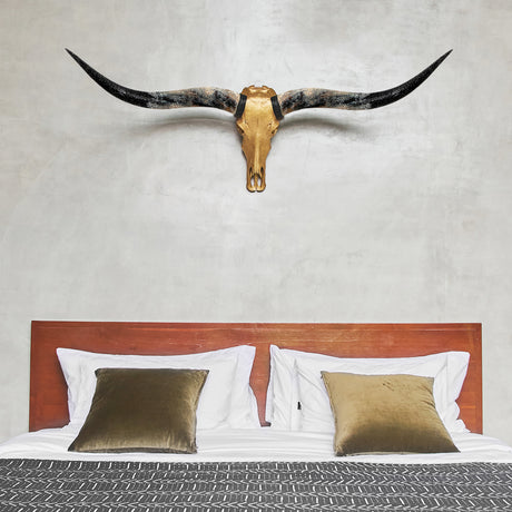 Longhorn Skull - Gold Leaf Storm