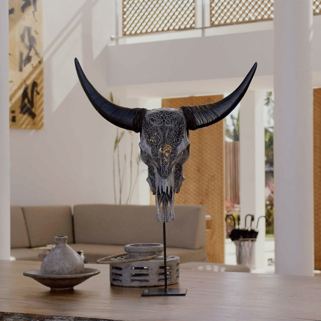 Cow skull home decor (hand 2024 painted)