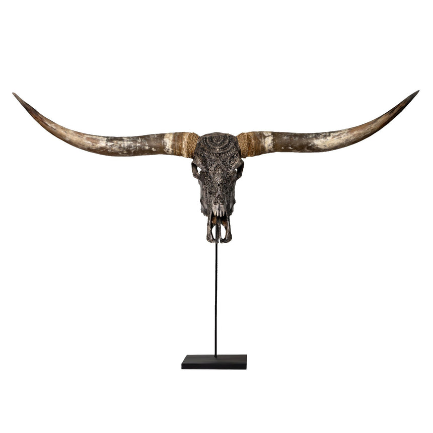 Longhorn Skulls - Metallic Stand – Skull Bliss