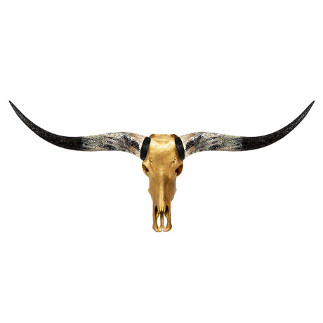 Longhorn Skull - Gold Leaf Storm