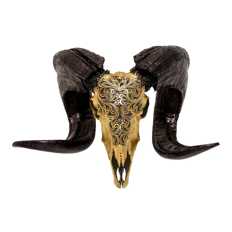 Ram Skull - Oriental Gold Metallic