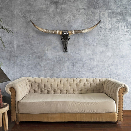 Longhorn Skull - Black Storm