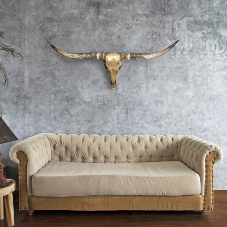 Longhorn Skull - Golden Storm
