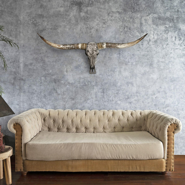 Longhorn Skull - Gray Storm