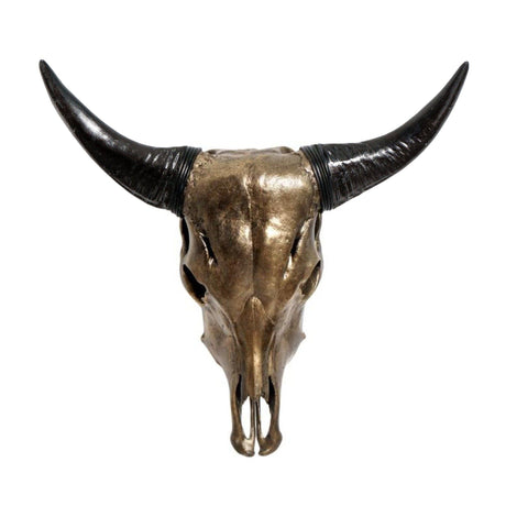 Cow Skull - Antique Bronze Storm // Metallic Finish
