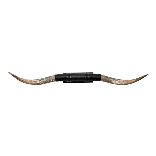 Black Leather Mount // Standard Longhorns - Big Gun